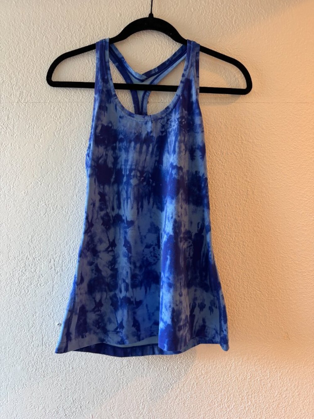 Lululemon Cool Racerback Tank, Game Day Blue, Size 8
